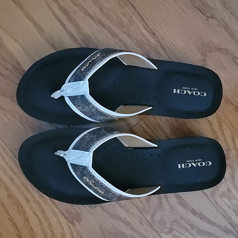 NEW Coach Flip Flops